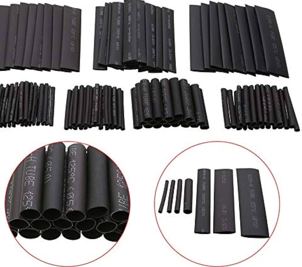 Heat Shrink Tube Kit 2mm 3mm 5mm Total 100 Pcs